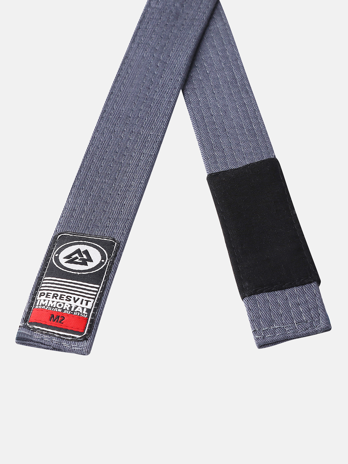 Kids BJJ Gi Belt Solid Grey, Photo No. 2